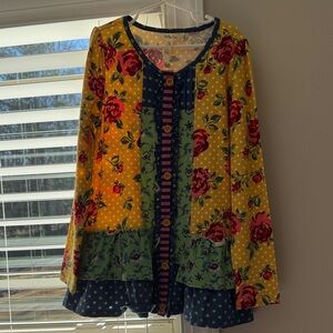 Matilda Jane -  Patchwork Long Sleeve Tops(2)